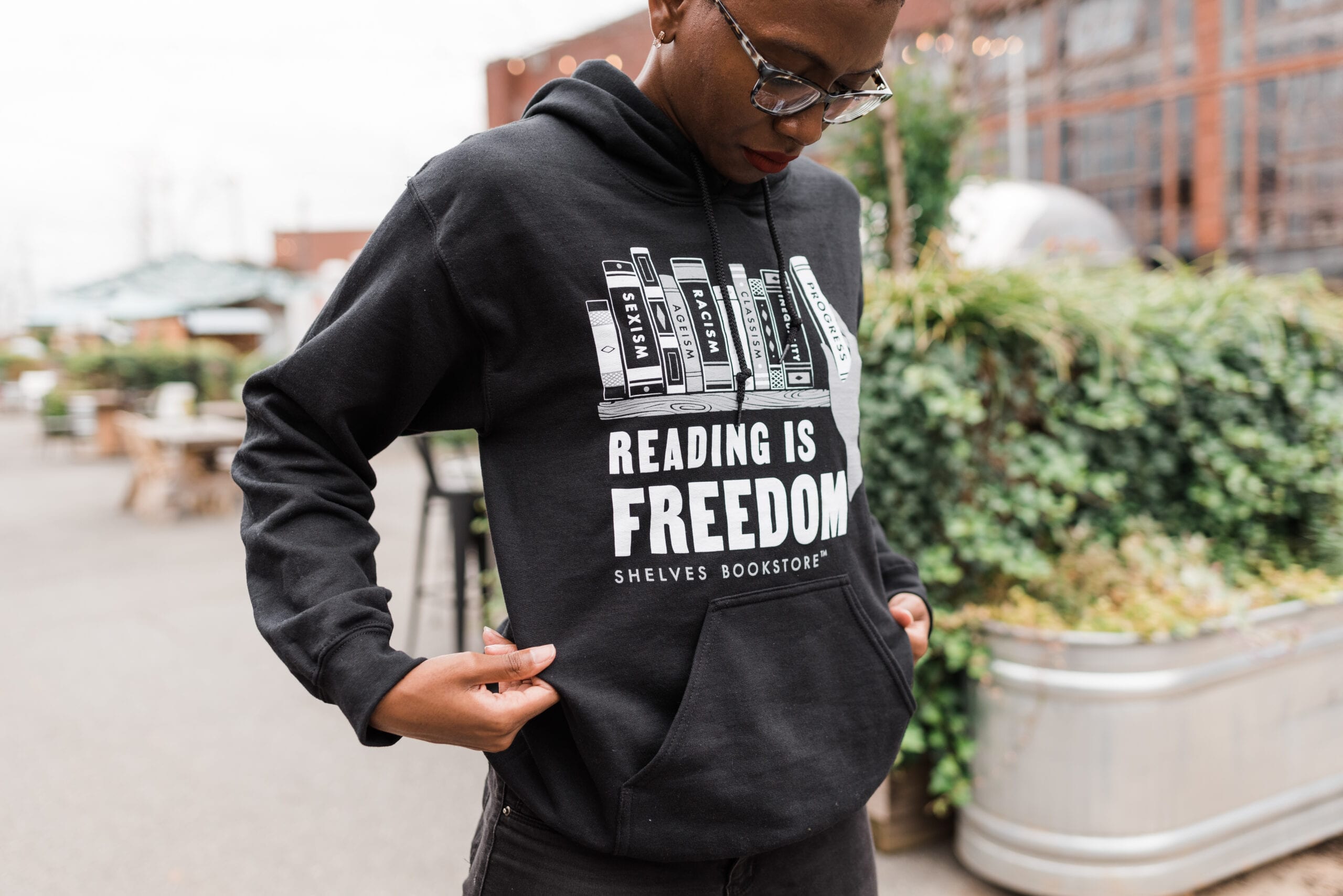 Reading Is Freedom (hoodie) | Shelves Bookstore